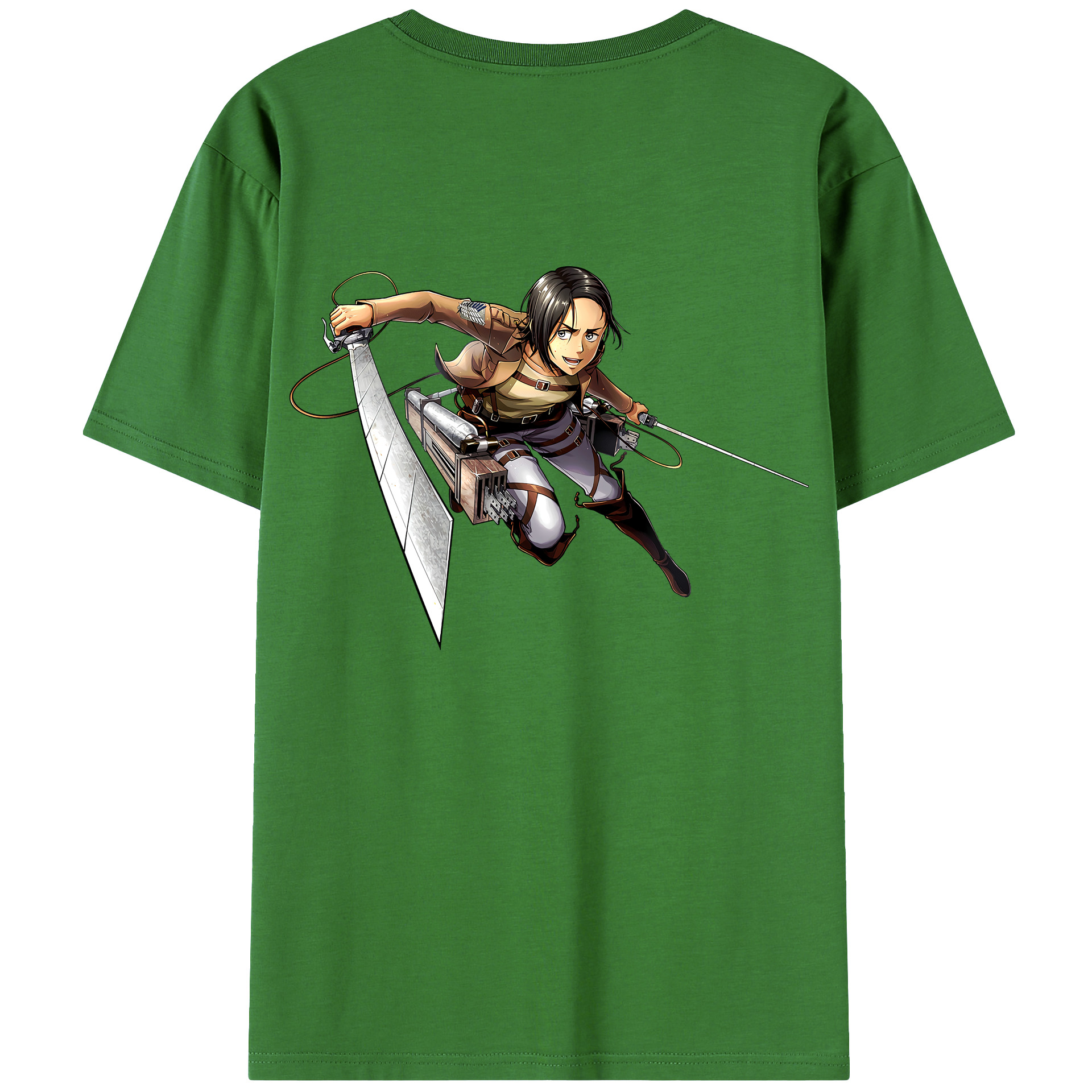 （画像用） 進撃の巨人 Attack on Titan レディース半袖Tシャツ(バックプリント)